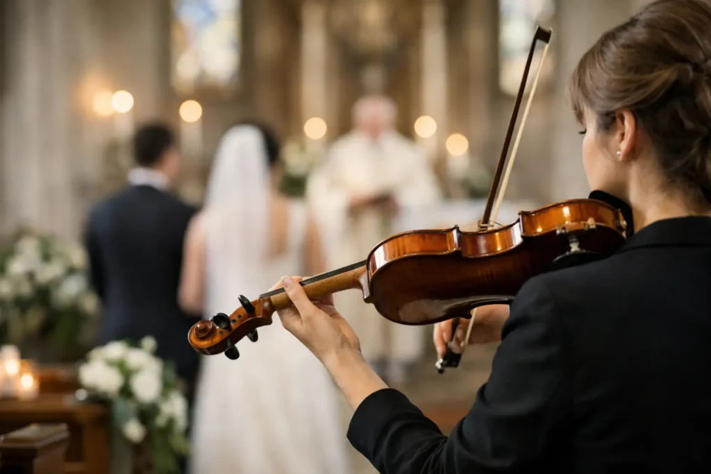 Violinist za crkveno vjenčanje - kako odabrati